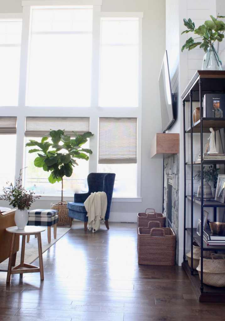 Rustic Modern Entry and Family Room - AFP Design